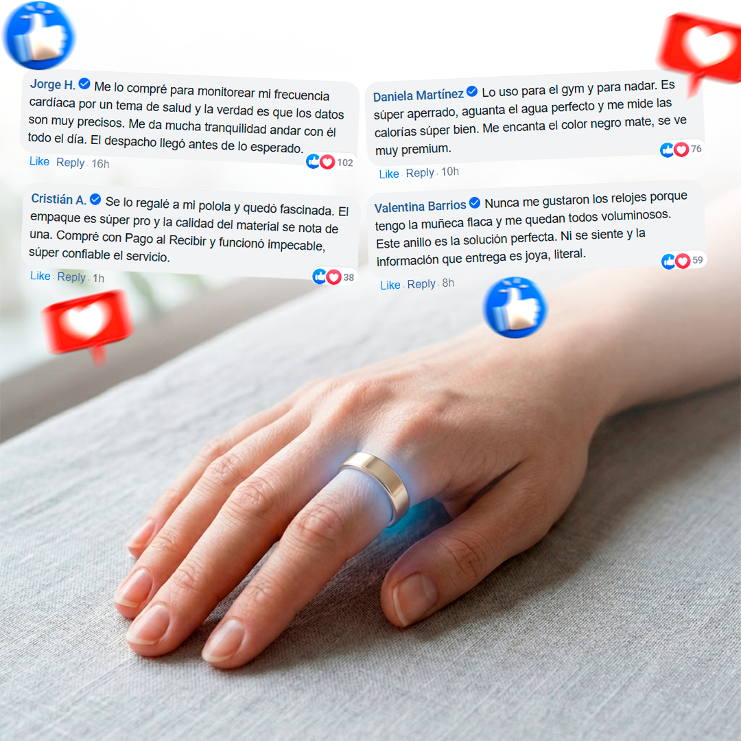 El anillo inteligente que monitorea tu salud 24/7