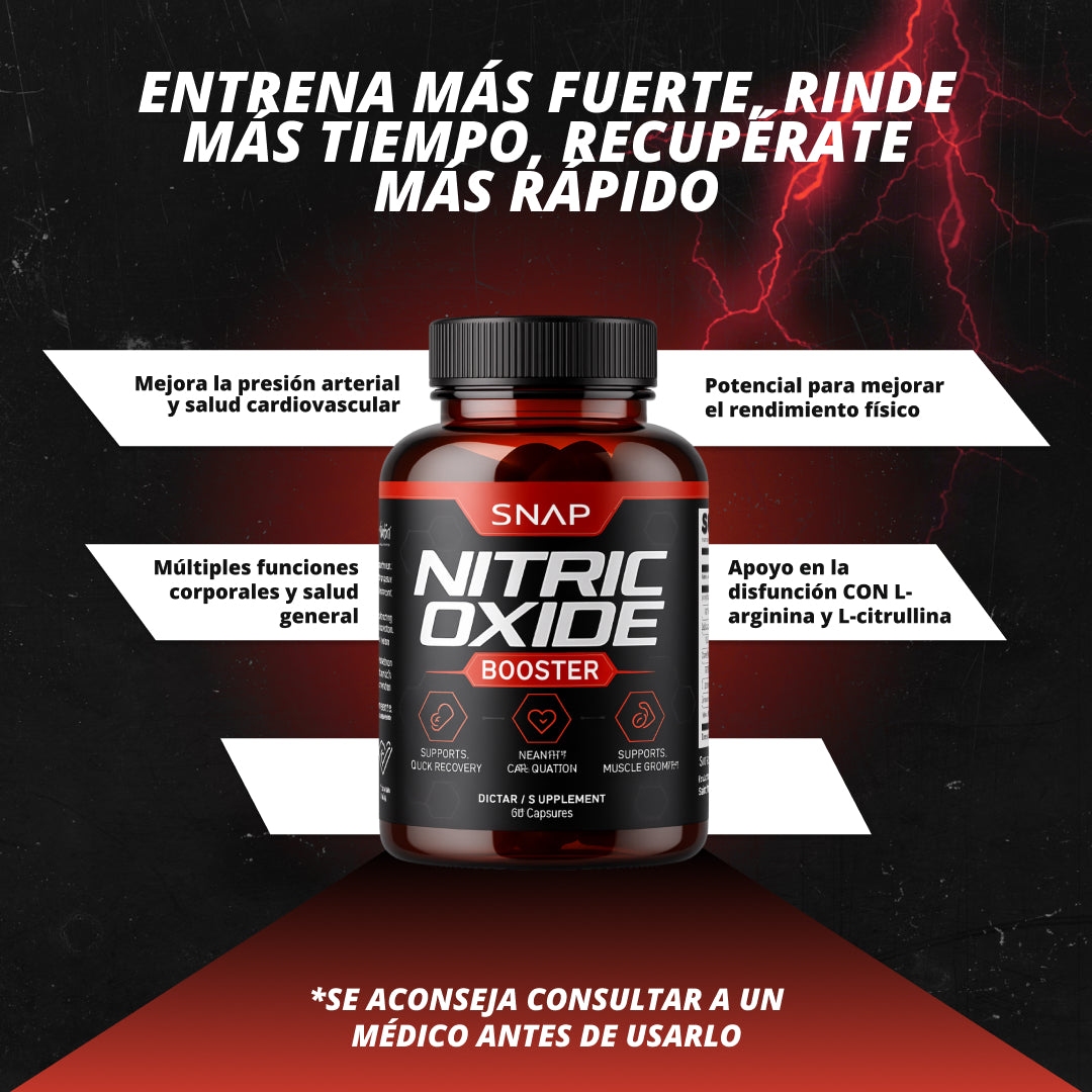 Nitric Oxide™ | Potencia tu circulación, energía y rendimiento en un solo suplemento