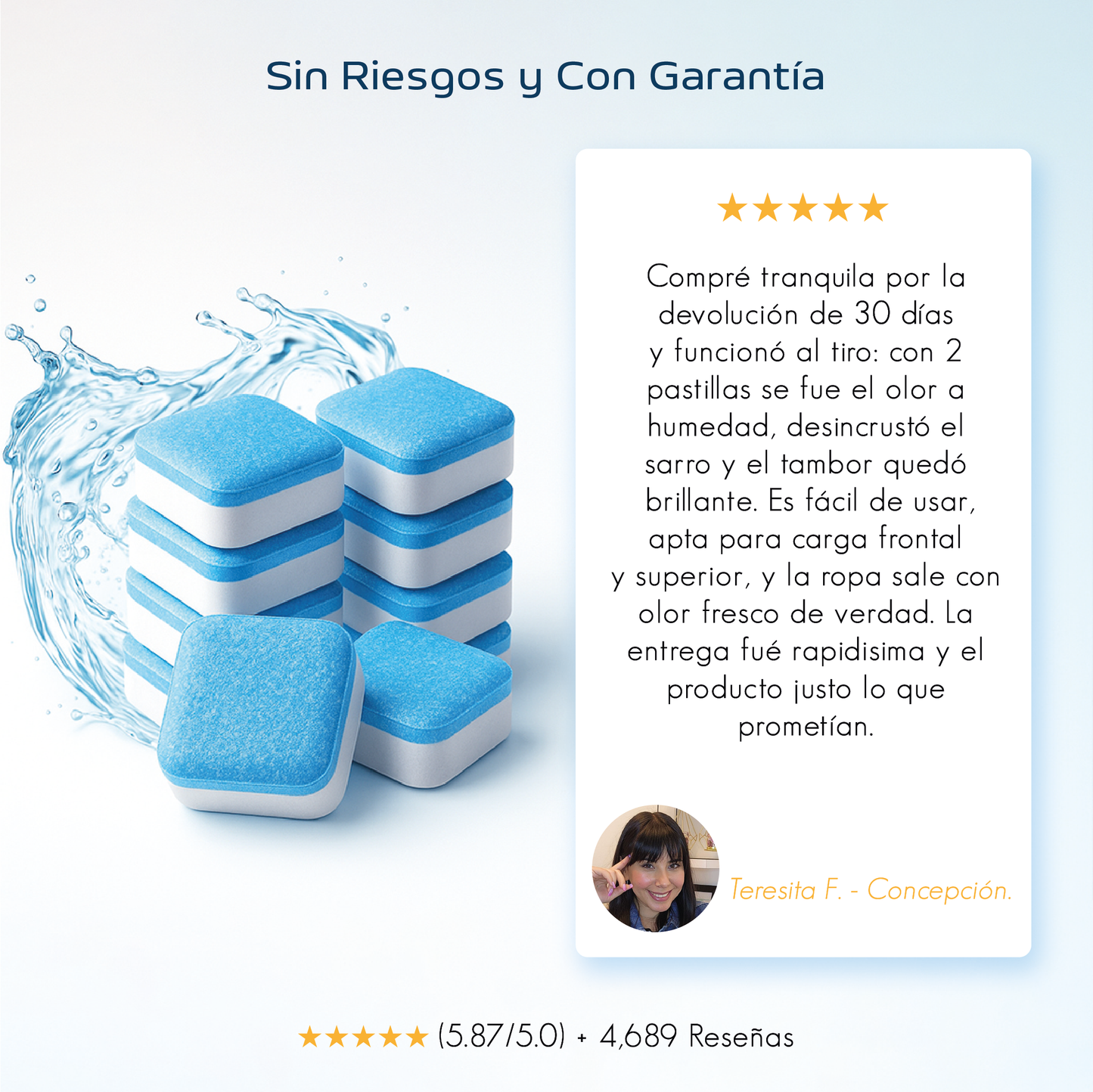 Pastillas Limpiadoras de Lavadora