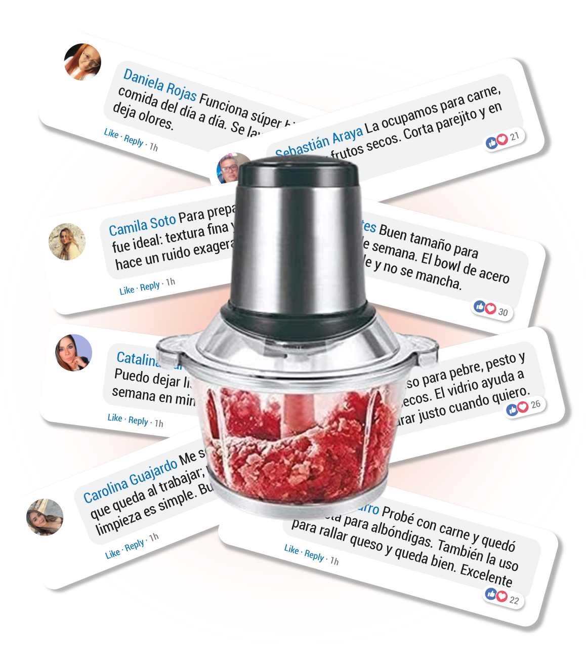 ChefMax Pro – Multipicadora Eléctrica 3 en 1.