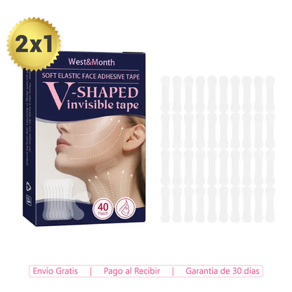 Cinta Lifting Facial Invisible - Efecto Rejuvenecedor en Segundos.