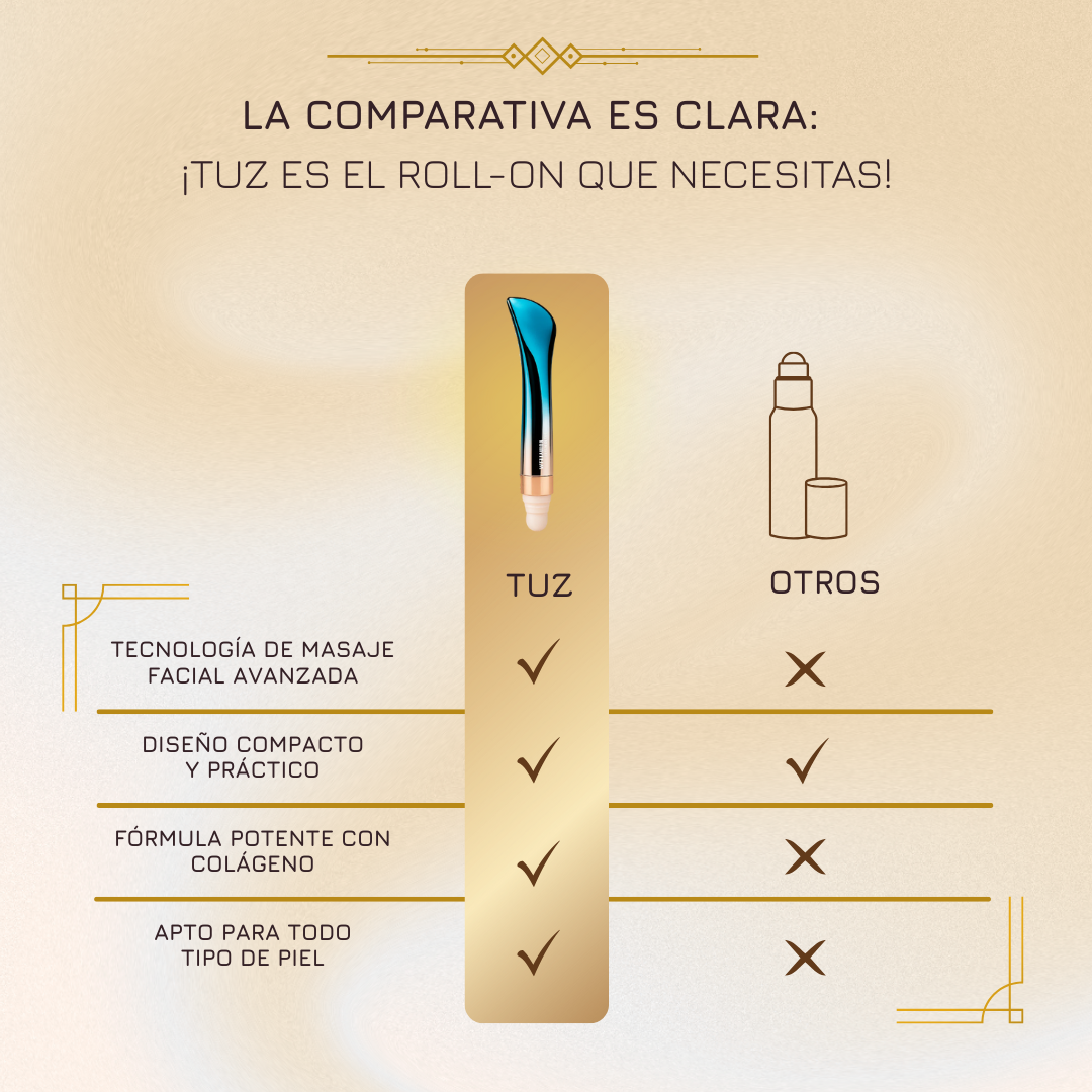 Roll-On Tuz ™️ | Ayuda a disminuir la apariencia de ojeras y refrescar tu mirada