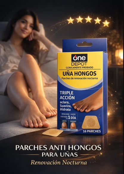 Parches AntiHongos | Uñas Visiblemente Más Sanas en Semanas