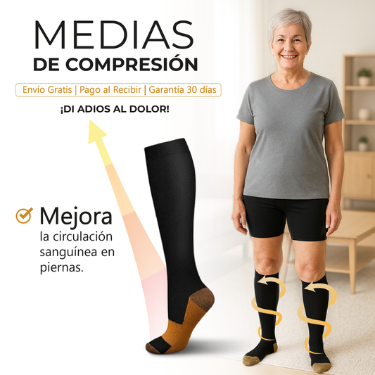 Medias de compresión.