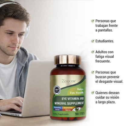 Zooone® – Suplemento Avanzado para la Salud Visual Protege tu vista todos los días.