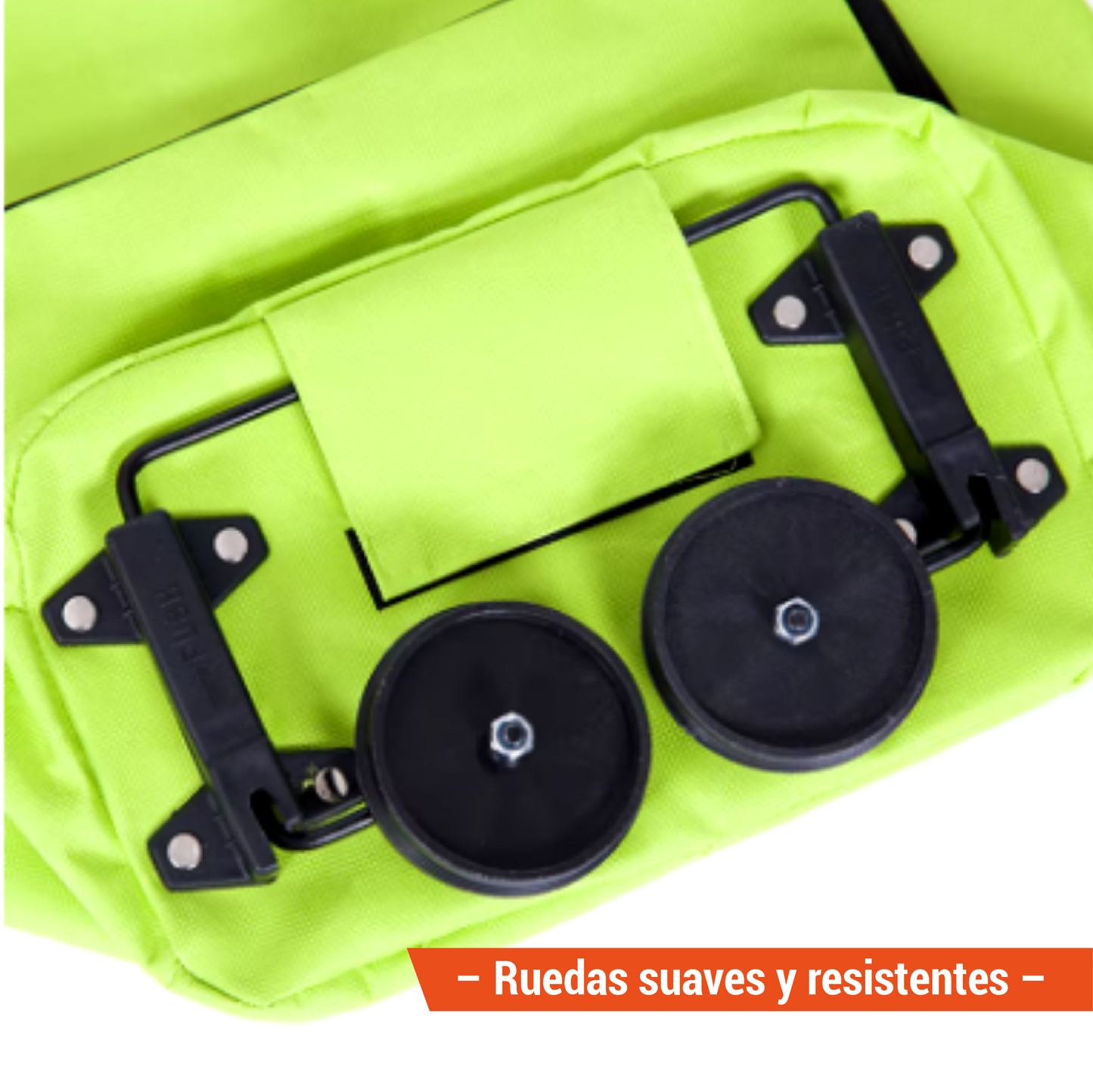 Carrito de Compras Plegable con Ruedas - Compra sin cargar peso y sin esfuerzo en tu día a día.