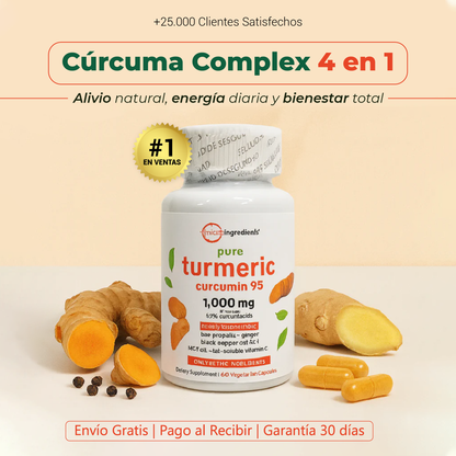 Cúrcuma Complex 4 en 1.