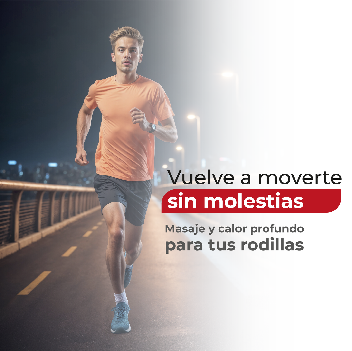 Rodillera - terapia con calor.