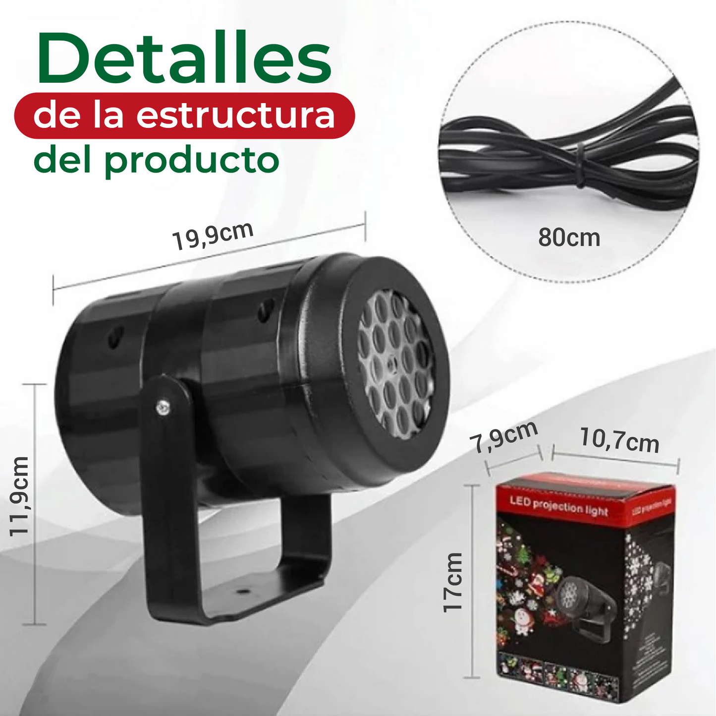 Proyector Navideño Led.