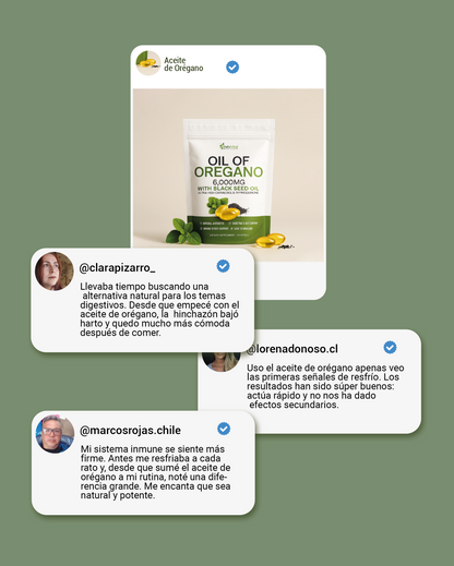 Aceite de Orégano - Limpia tu intestino, mejora digestión y recupera tu energía natural.