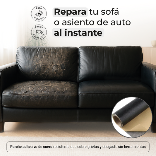 Rollo adhesivo - Reparación de cuero y vinilo.