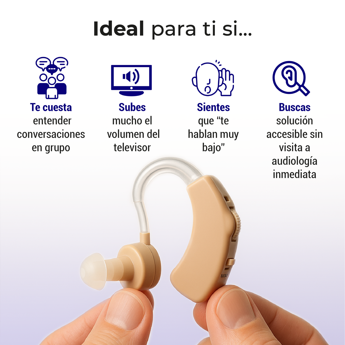 Amplificador Auditivo “HearMax / SmartSound”.