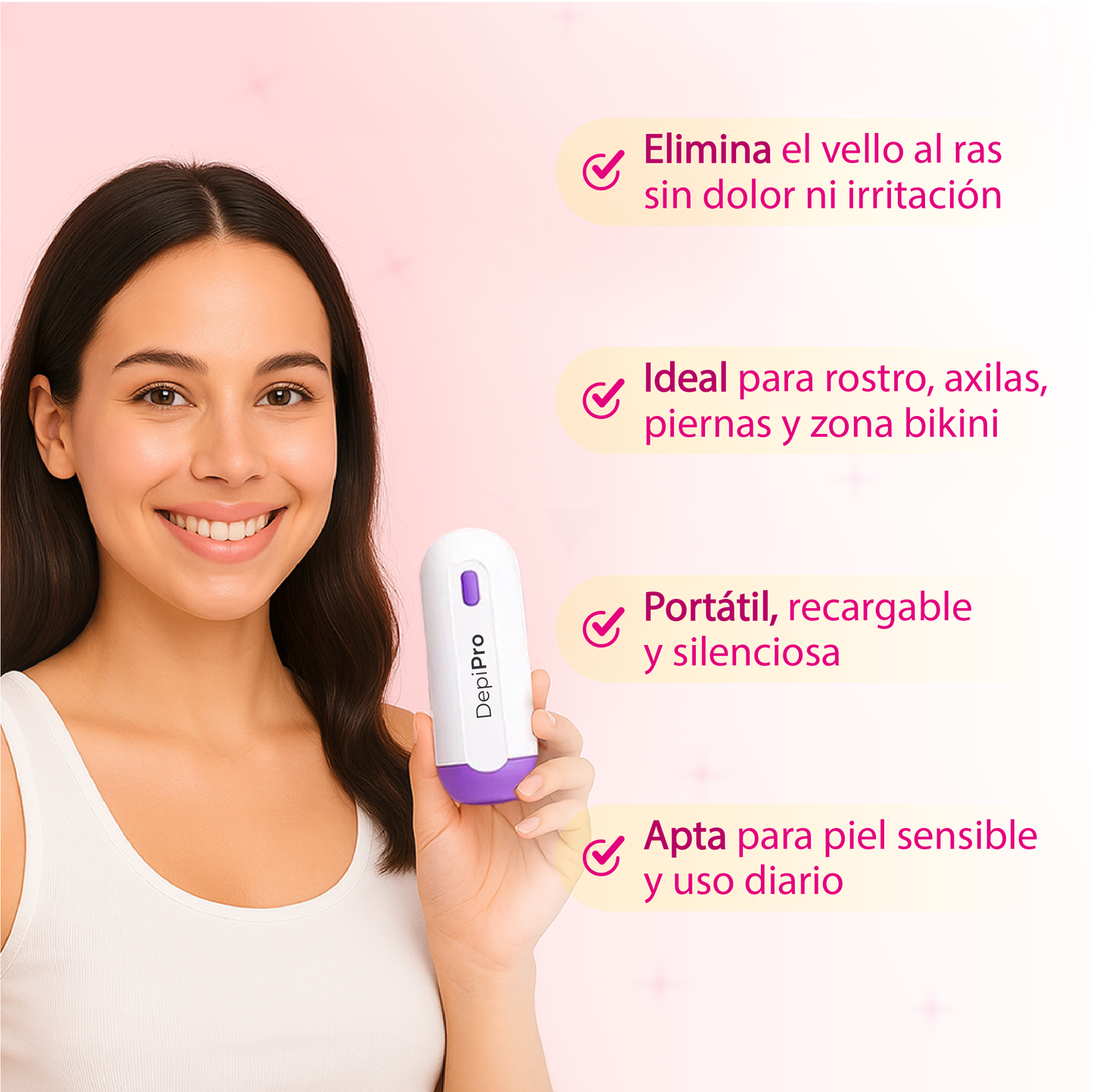 Depilación Profesional en Casa (IPL/DepiPro).