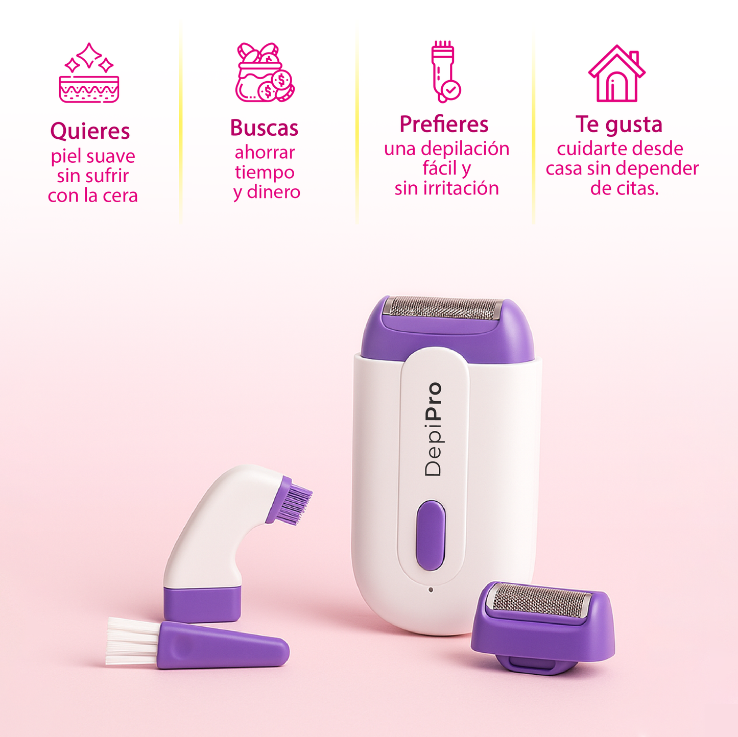 Depilación Profesional en Casa (IPL/DepiPro).