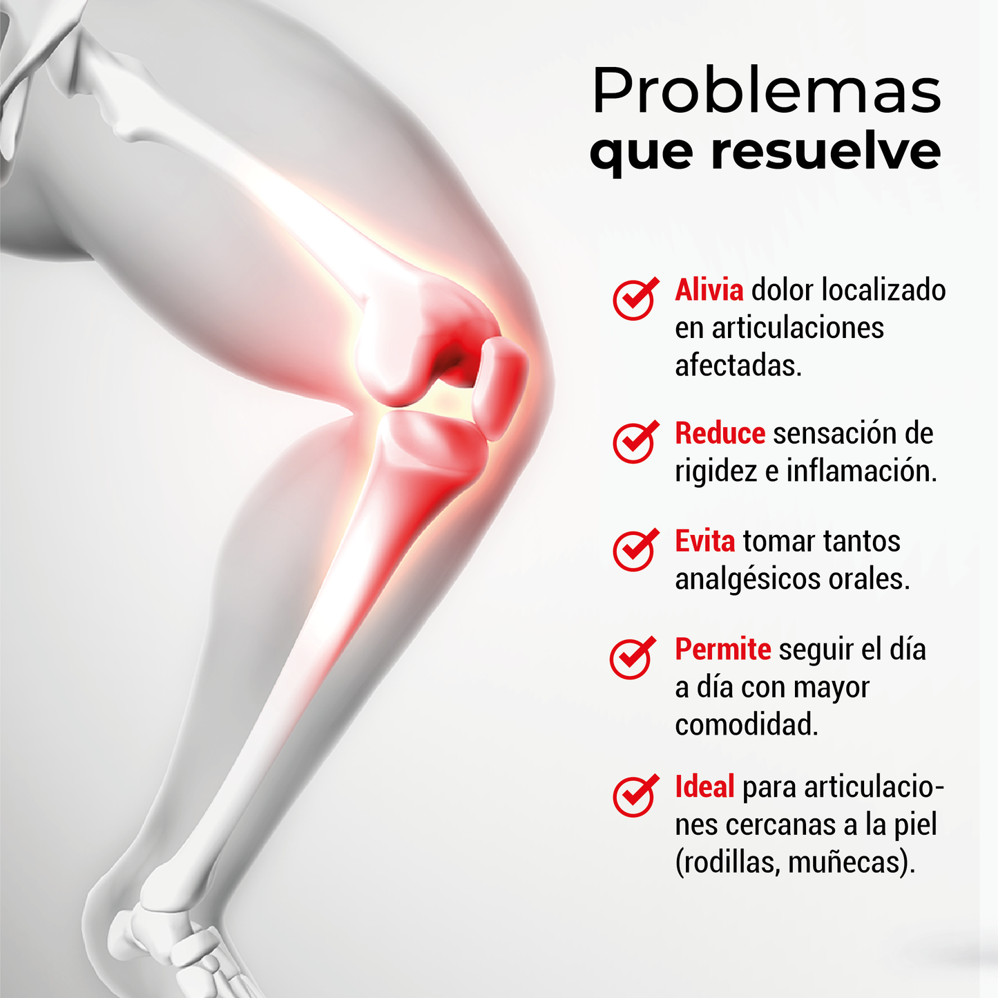 Parche analgésico para dolor articular /artritis.