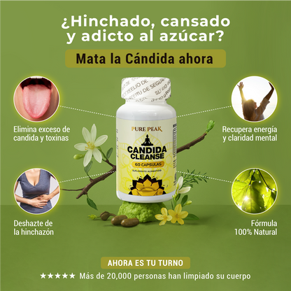 Candida Cleanse - Menos hinchazón, más energía y equilibrio natural.