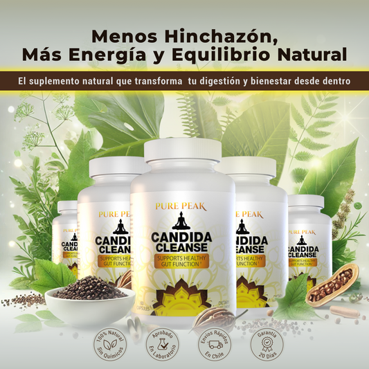 Candida Cleanse - Menos hinchazón, más energía y equilibrio natural.