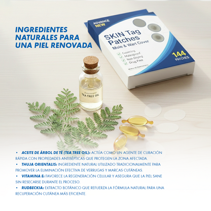 Parches Removedores de Verrugas – Pack 144 Unidades