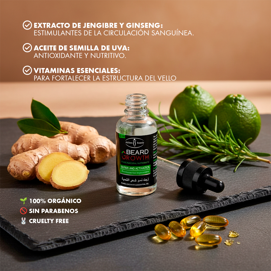 Bear Growth - Sérum de crecimiento para barba y cabello