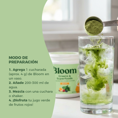 Bloom Jugo Verde — Energía, Detox y Bienestar en un solo vaso