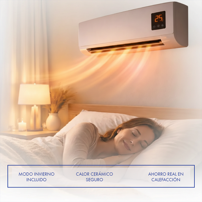Mini Split Aire Acondicionado 2 en 1 – Potente, eficiente y fácil de instalar