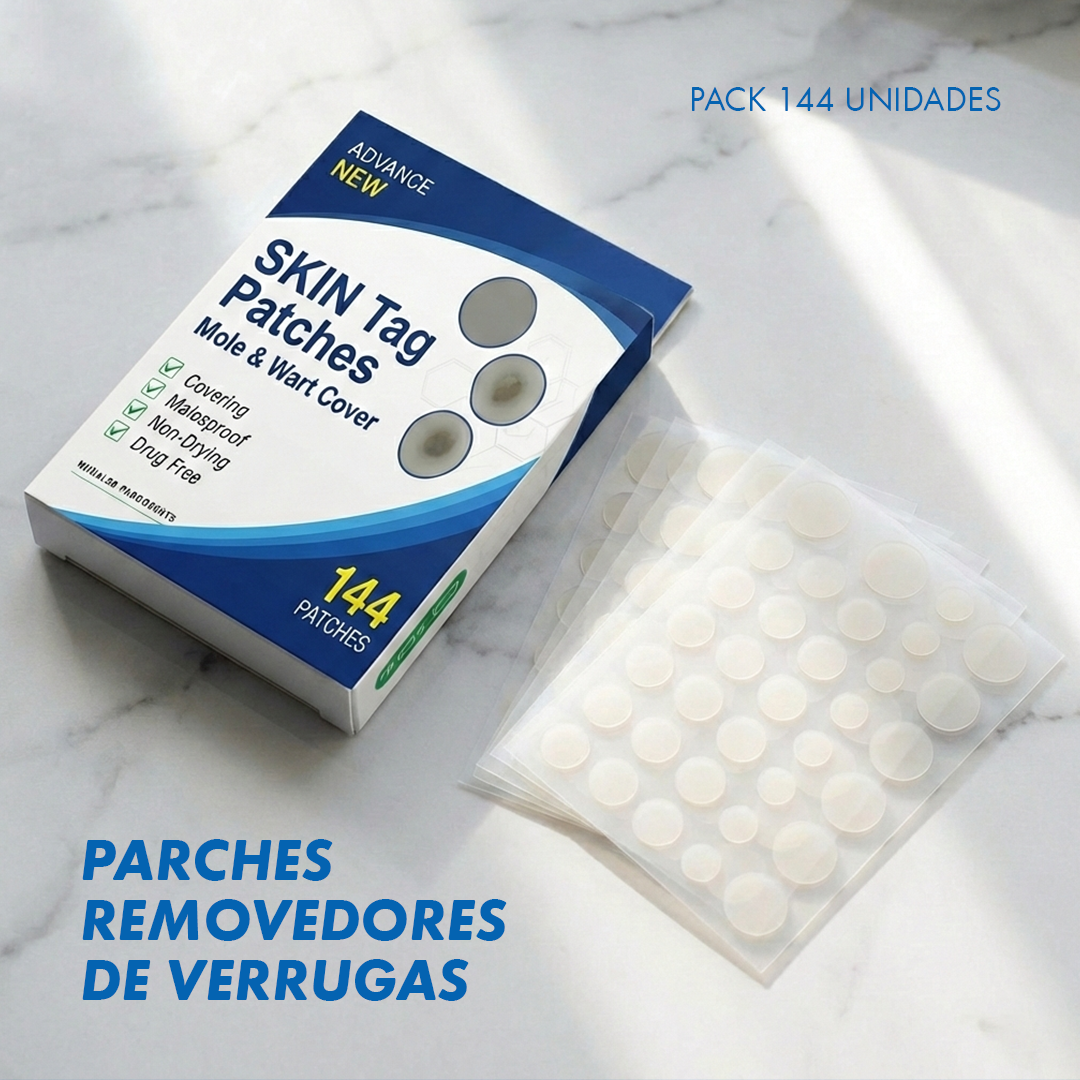 Parches Removedores de Verrugas – Pack 144 Unidades