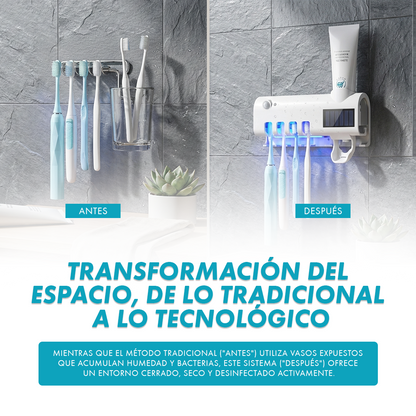 Soporte Esterilizador de Cepillos – Higiene que protege a tu familia