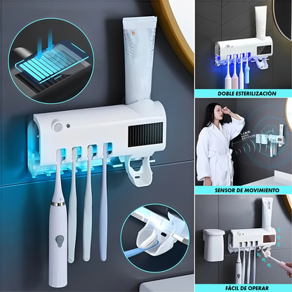 Soporte Esterilizador de Cepillos – Higiene que protege a tu familia
