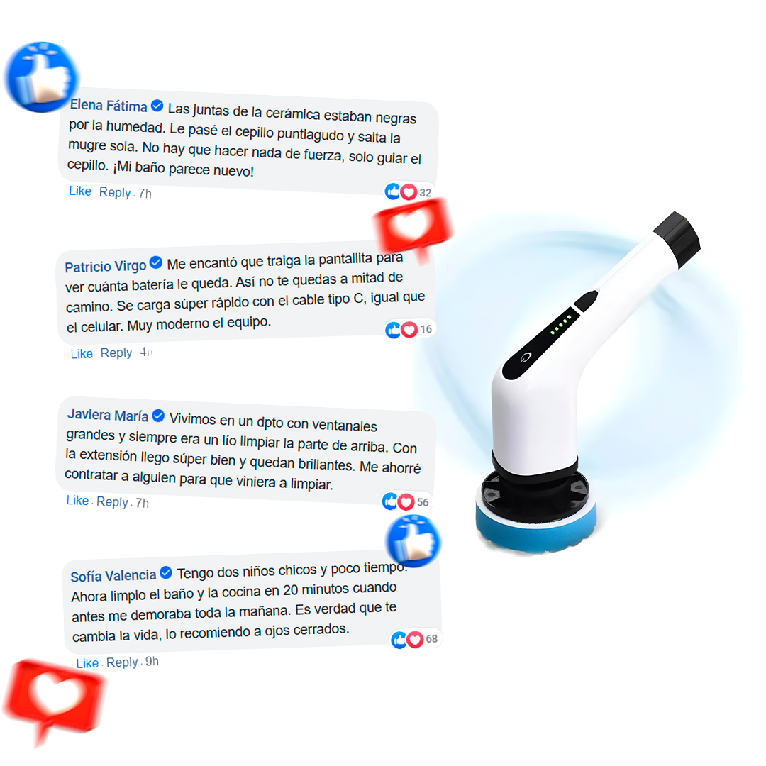 Cepillo Eléctrico Inalámbrico 7 en 1