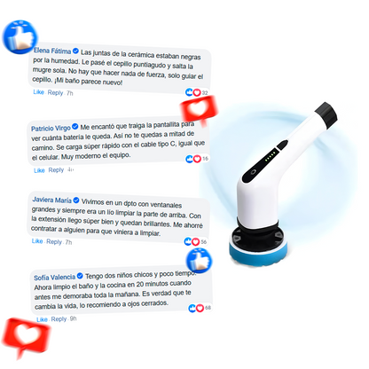 Cepillo Eléctrico Inalámbrico 7 en 1
