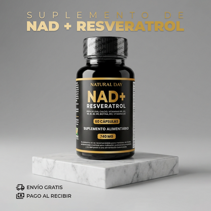 NAD + Resveratrol – Suplemento Antiedad y Energético