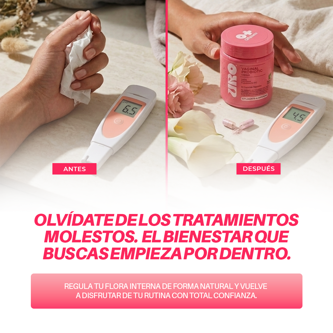 Recupera tu tranquilidad diaria sin cremas molestas ni óvulos incómodos con Uro Probiotic