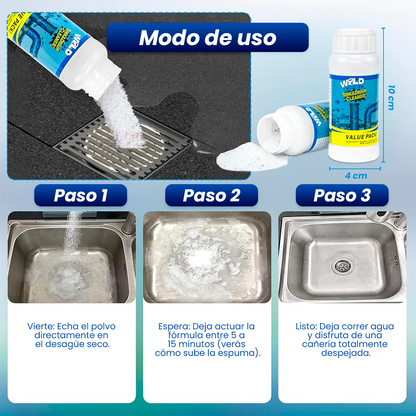 WildTornado™: La cañería tapada, resuelta en minutos.
