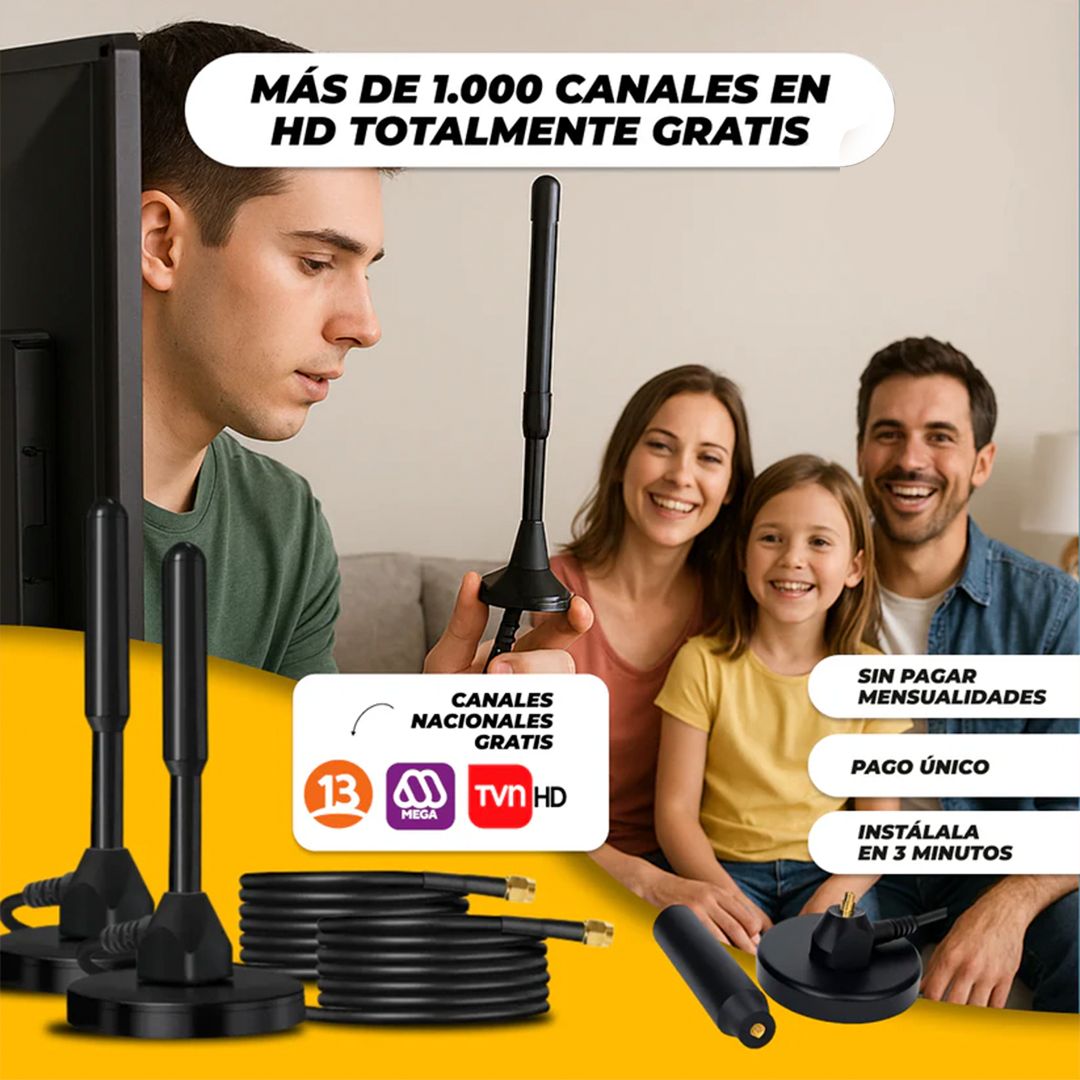 ZapiTV: la antena 4K que reemplaza el cable para siempre