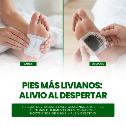 Despierta con los pies más livianos desde la primera noche