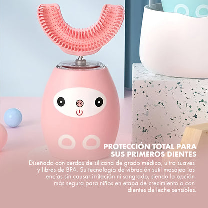 Cepillo de Dientes Eléctrico para Niños — Limpieza profunda, dientes más sanos