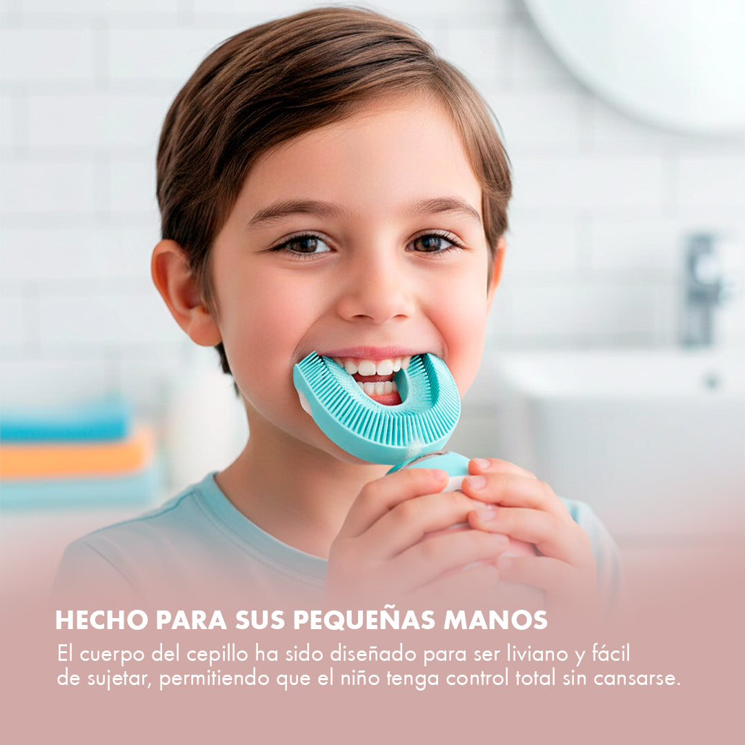 Cepillo de Dientes Eléctrico para Niños — Limpieza profunda, dientes más sanos