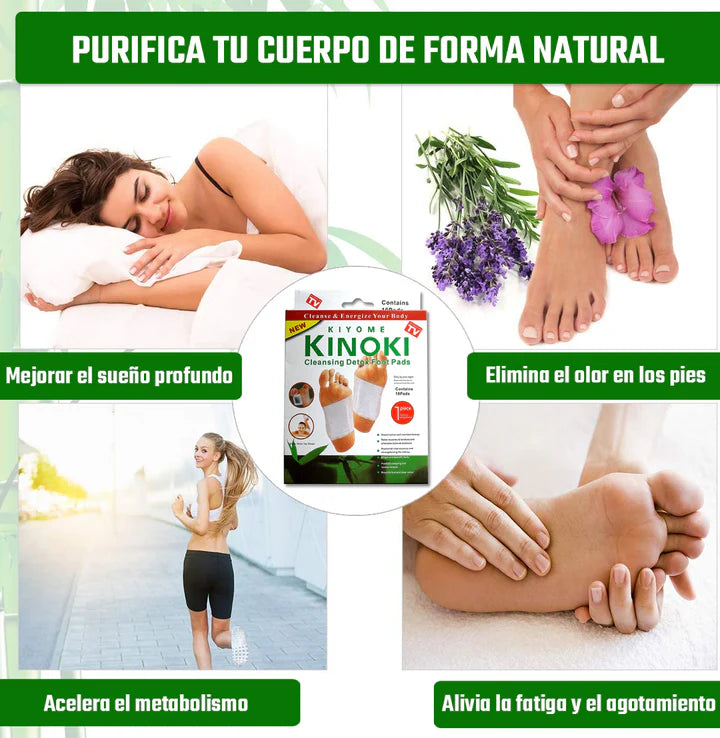 KIT PARCHES KINOKI (10 UNIDADES)