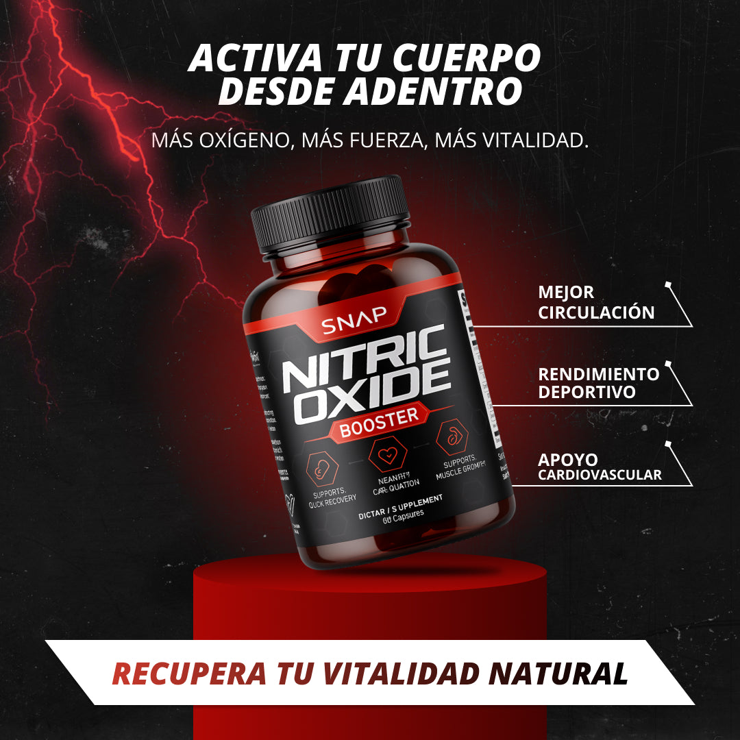 Nitric Oxide™ | Potencia tu circulación, energía y rendimiento en un solo suplemento