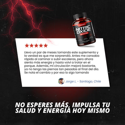 Nitric Oxide™ | Potencia tu circulación, energía y rendimiento en un solo suplemento