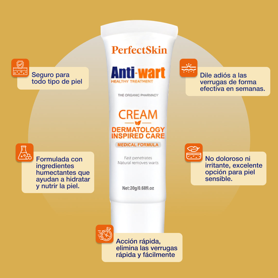 PerfectSkin® | Crema Eliminadora de Verrugas