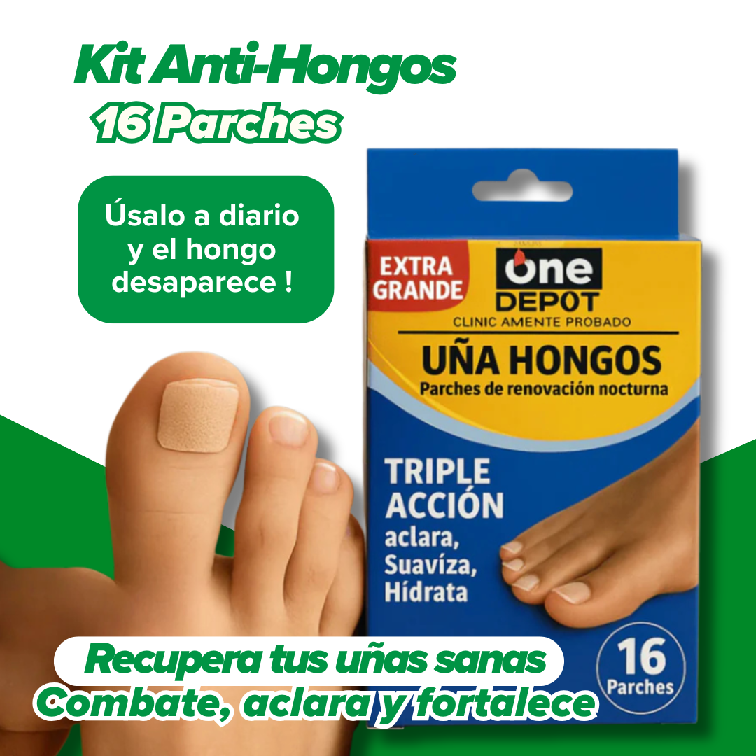 Parches AntiHongos | Uñas Visiblemente Más Sanas en Semanas