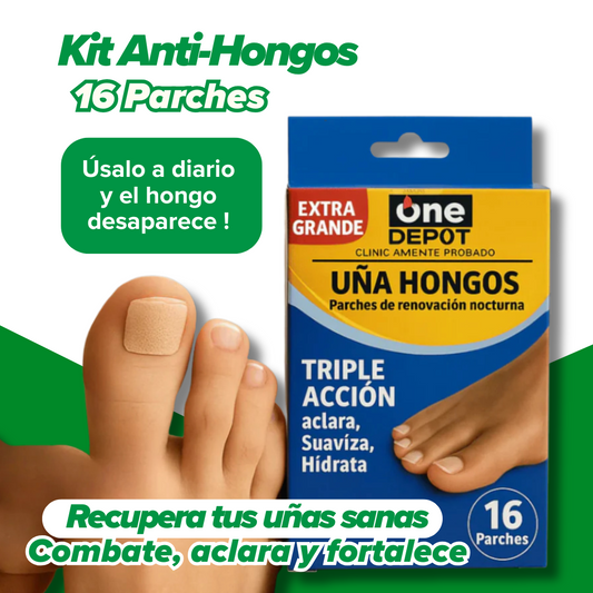 Parches AntiHongos | Uñas Visiblemente Más Sanas en Semanas