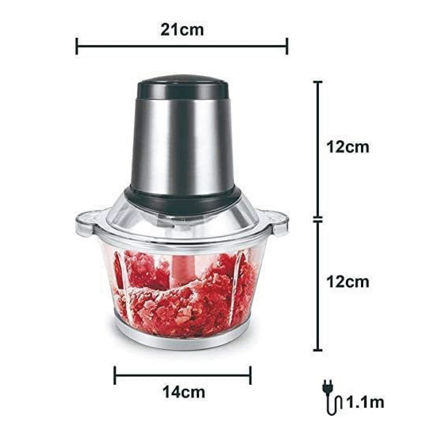 ChefMax Pro – Multipicadora Eléctrica 3 en 1.