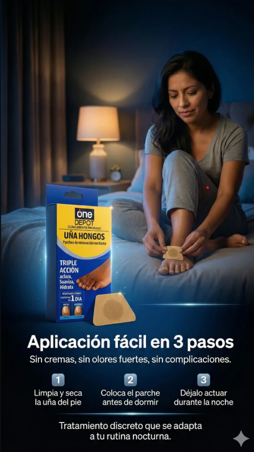 Parches AntiHongos | Uñas Visiblemente Más Sanas en Semanas