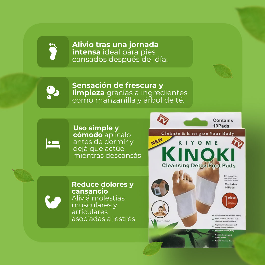 Kinoki™️ | Dile adiós al Cansancio y Renueva tus Días (30 Unidades)