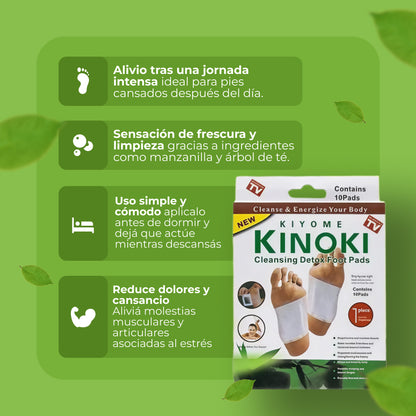 Kinoki™️ | Dile adiós al Cansancio y Renueva tus Días (30 Unidades)