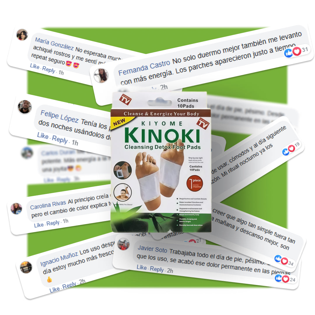 Kinoki™️ | Dile adiós al Cansancio y Renueva tus Días (30 Unidades)
