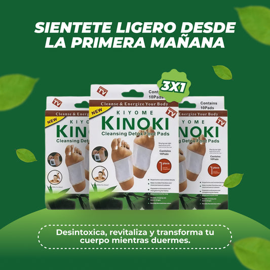 Kinoki™️ | Dile adiós al Cansancio y Renueva tus Días (30 Unidades)